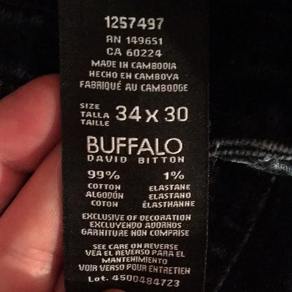 Bundle Lot 5 Pairs Buffalo David Bitton Jeans Men’s 34x30 4 Jackson 1 Axel - Picture 10 of 17